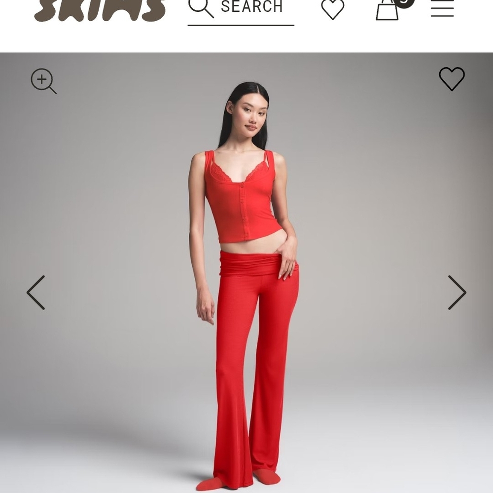 NWT SKIMS Soft lounge Fold Over Pants - Picture 4 of 4